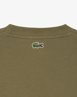 T-Shirt aus Baumwolle mit Signatur-Print