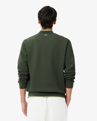 Sweatshirt aus Piqué mit geprägtem Logo