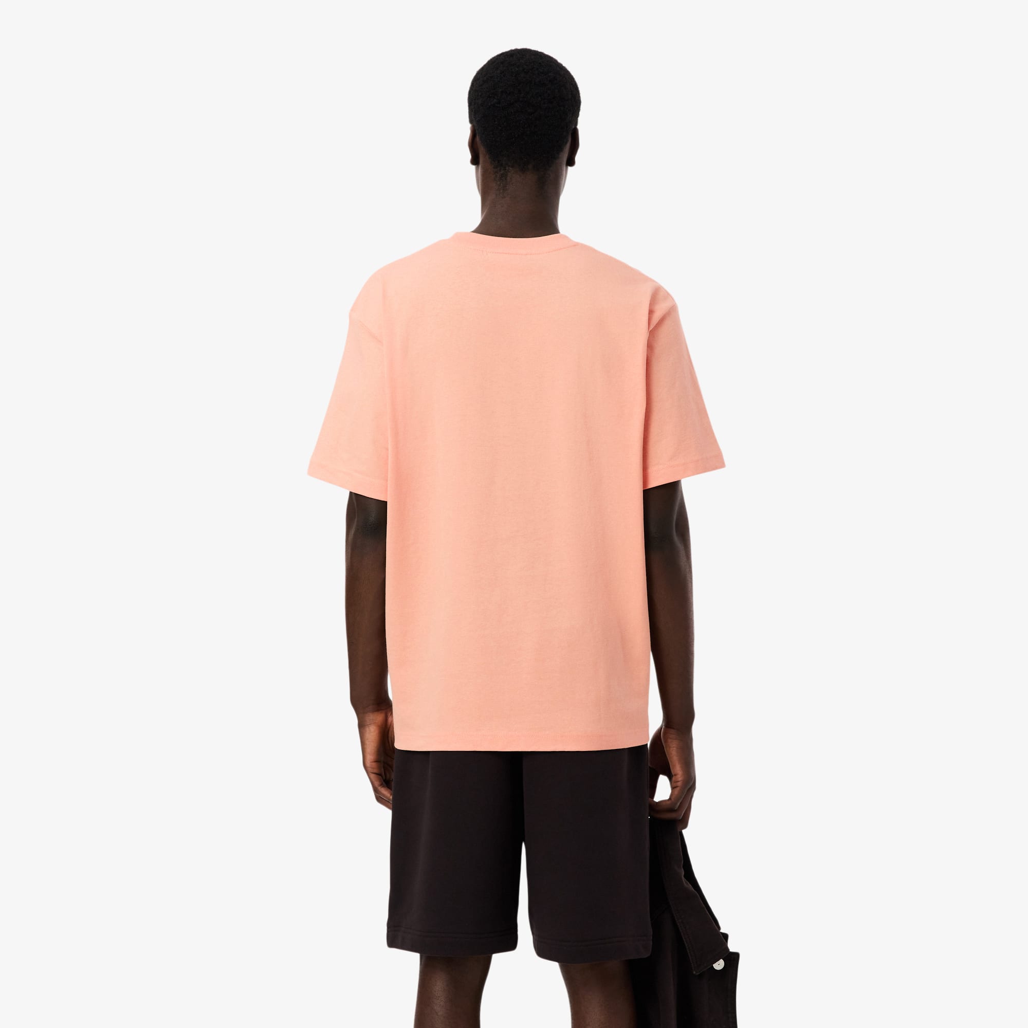 Thumbnail - Lacoste T-Shirt aus schwerem Baumwolljersey - Rose Size 4XL