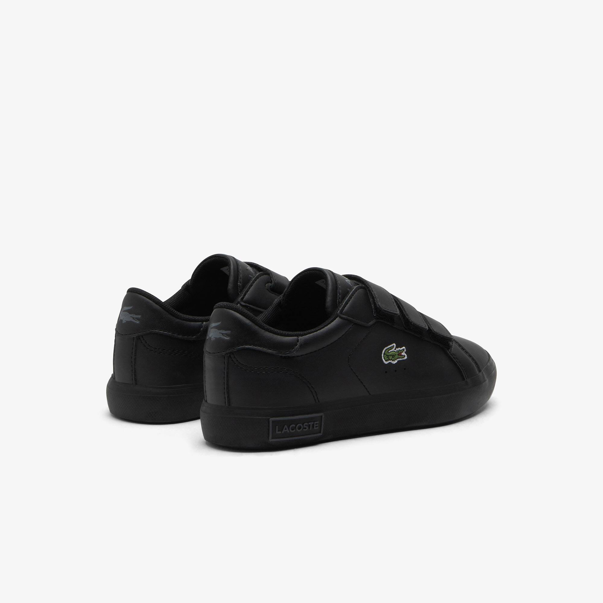 Thumbnail - Lacoste Kinder-Sneakers Powercourt - BLACK / BLACK Size 30.5