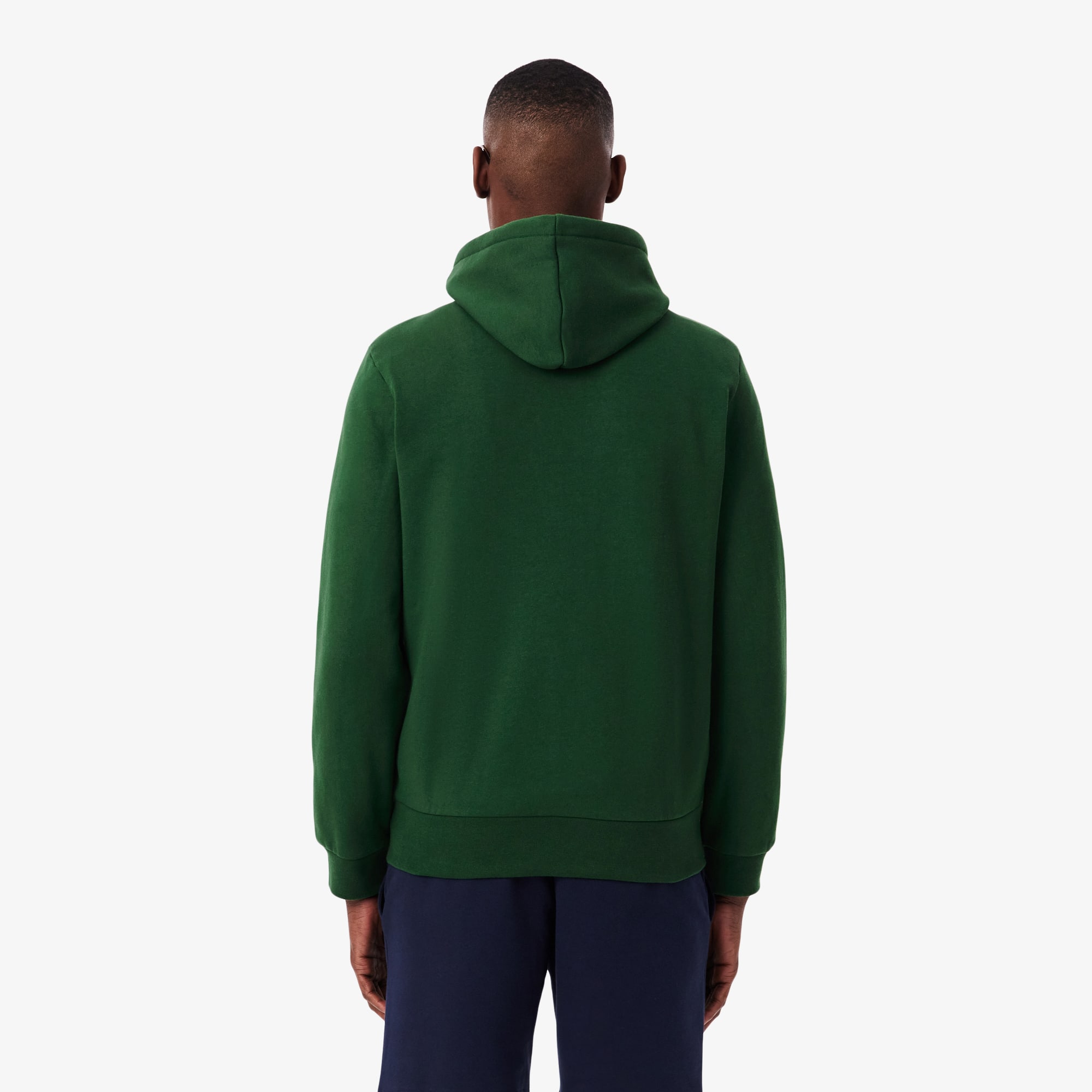 Thumbnail - Lacoste Hoodie aus Fleece mit Reißverschluss - Grün Size L