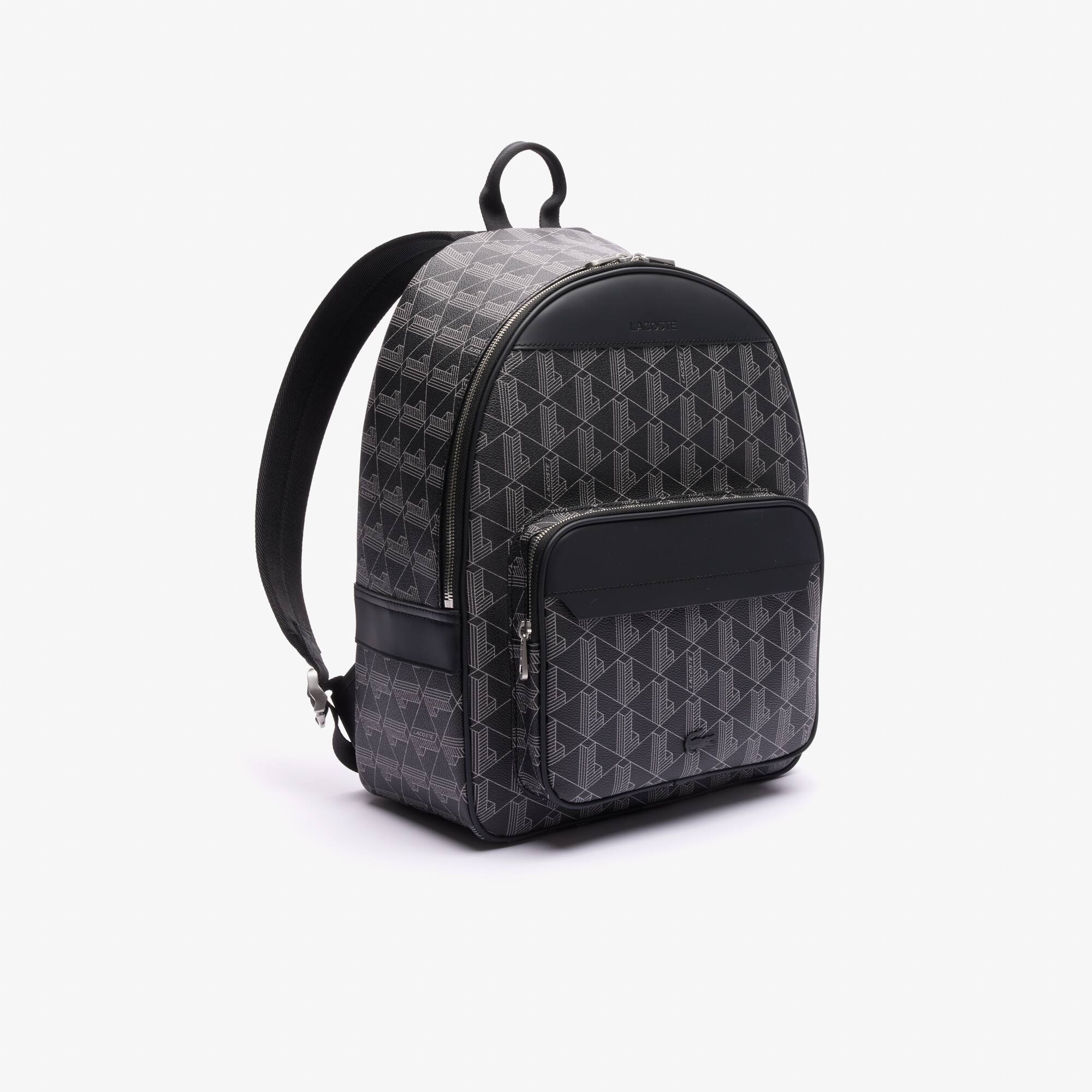 Thumbnail - Lacoste Rucksack The Blend - MONOGRAM NOIR GRIS Size One Size