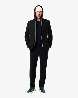 Einfarbiger Pullover aus Baumwolle mit Rundhalsausschnitt
