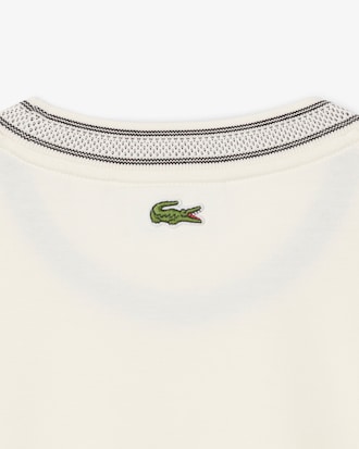 Franz&ouml;sisches T-Shirt mit Badge-Akzent