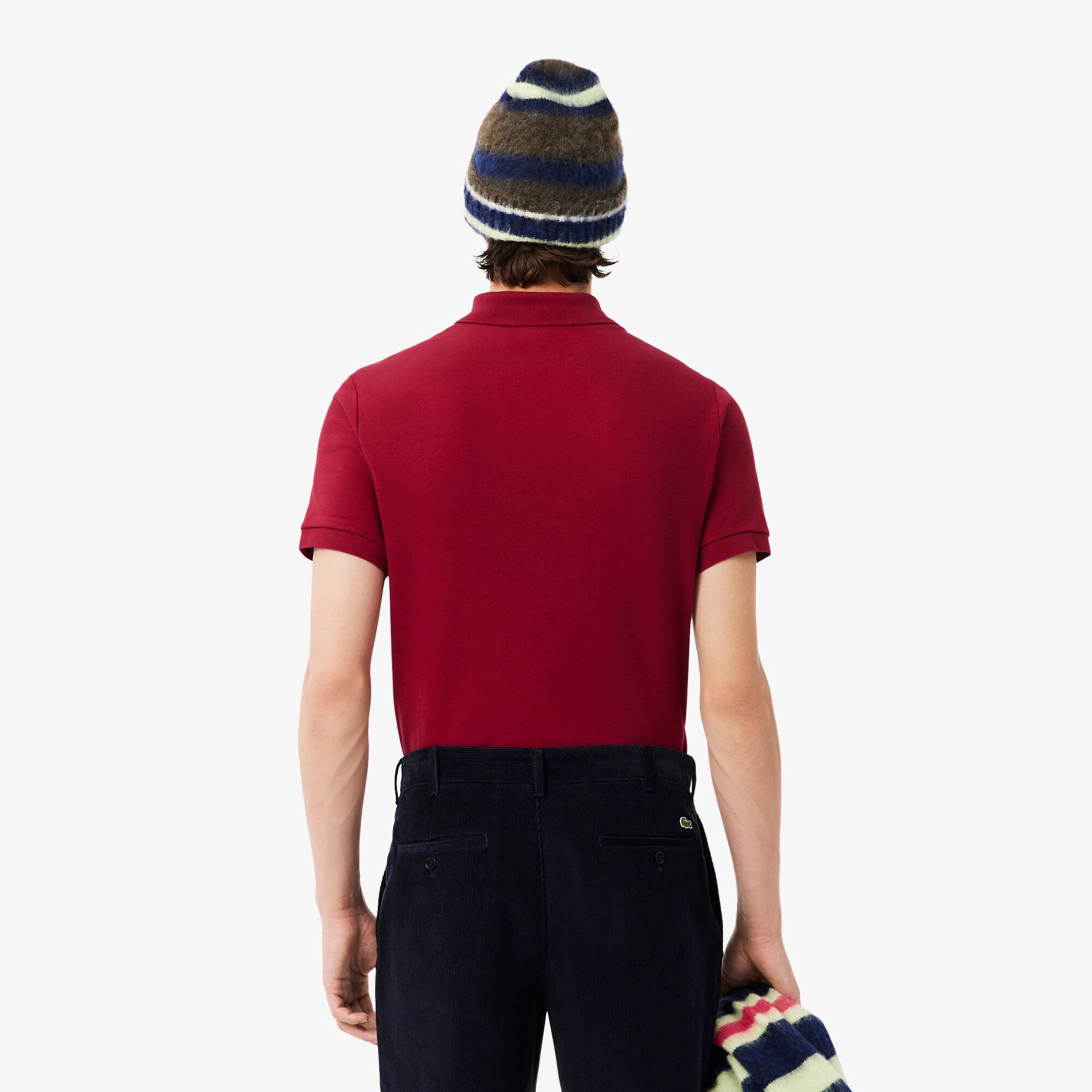 Thumbnail - Lacoste Golf-Polohemd aus Pima-Baumwolle, Regular Fit - Burgunder Size 4XL