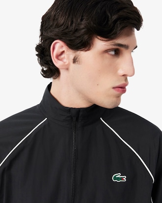 Wasserabweisende, sportliche Trainingsjacke mit Einfassung