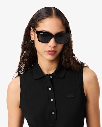 &Auml;rmelloses, dehnbares Slim Fit-Polohemd L.12.D