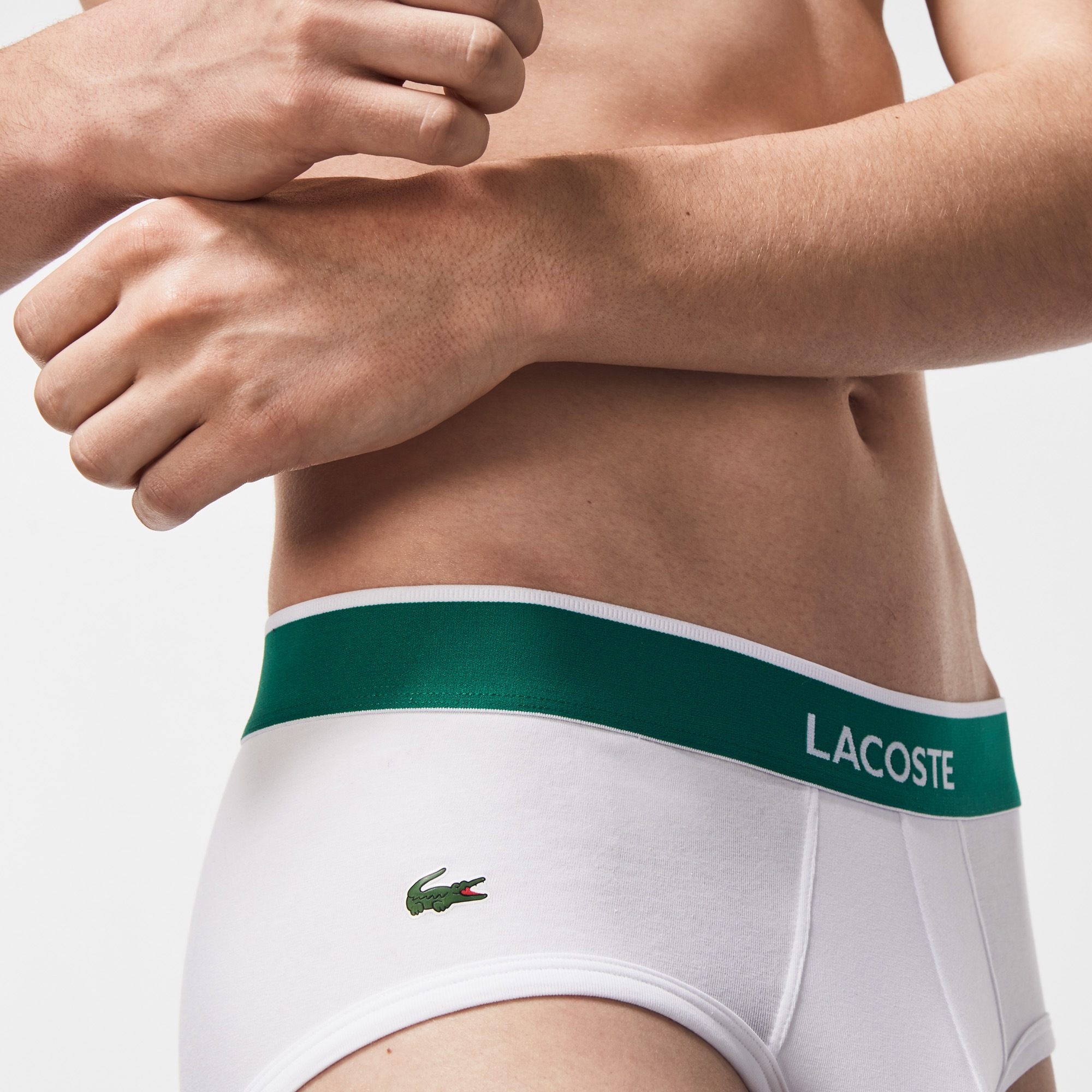 COLOURS 3er Set Slips unifarben LACOSTE