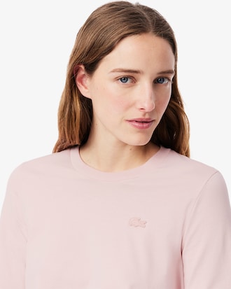 T-Shirt aus weicher Baumwolle mit Dreiviertel&auml;rmeln