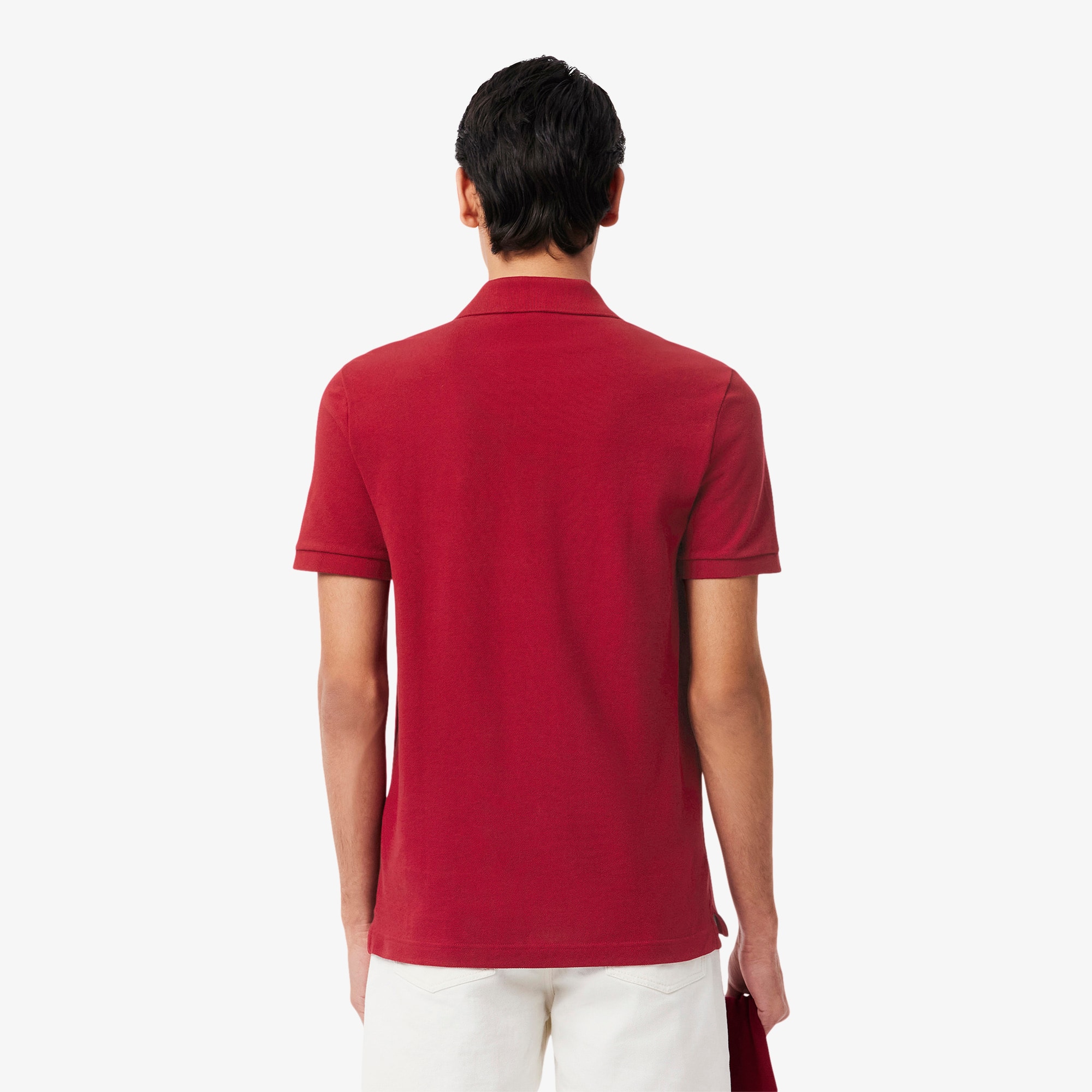 Thumbnail - Lacoste Slim Fit-Polohemd L.12.12 aus Piqué - Burgunder Size 3XL