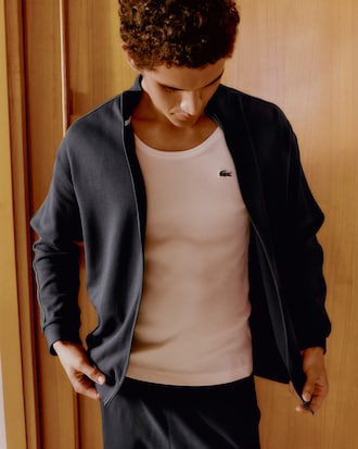 Lounge-Sweatshirt mit Reißverschluss
