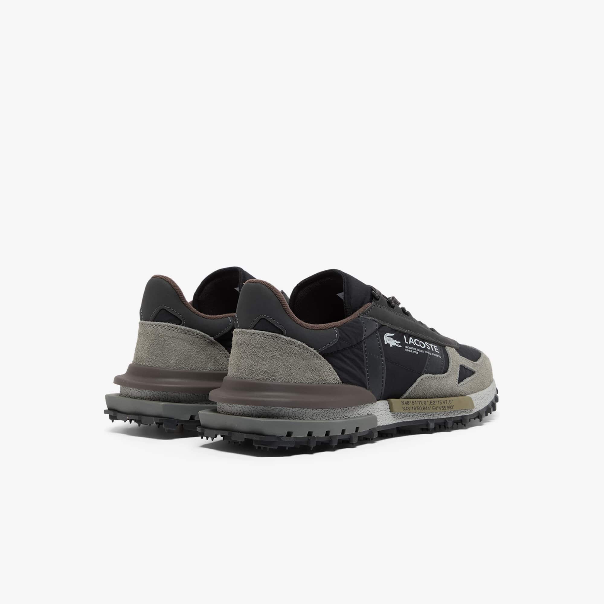 Thumbnail - Lacoste Herren-Sneakers Elite Active - DK GRY/DK BRW Size 40.5