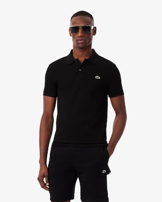 Slim Fit-Polohemd L.12.12 aus Piqu&eacute;