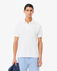 Classic Fit-Polohemd aus Petit Piqu&eacute; mit Stickereien