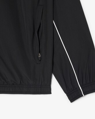 Wasserabweisende, sportliche Trainingsjacke mit Einfassung