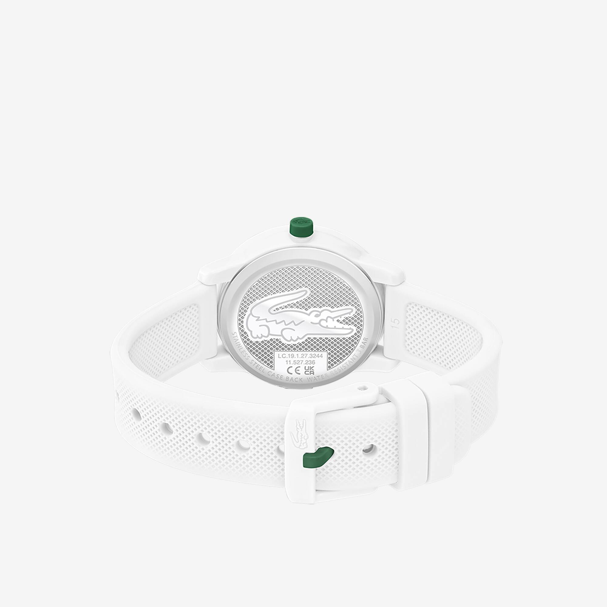 Thumbnail - Lacoste Lacoste 12.12 Kinderuhr mit weißem Silikonband - SANS COLORIS Size One Size