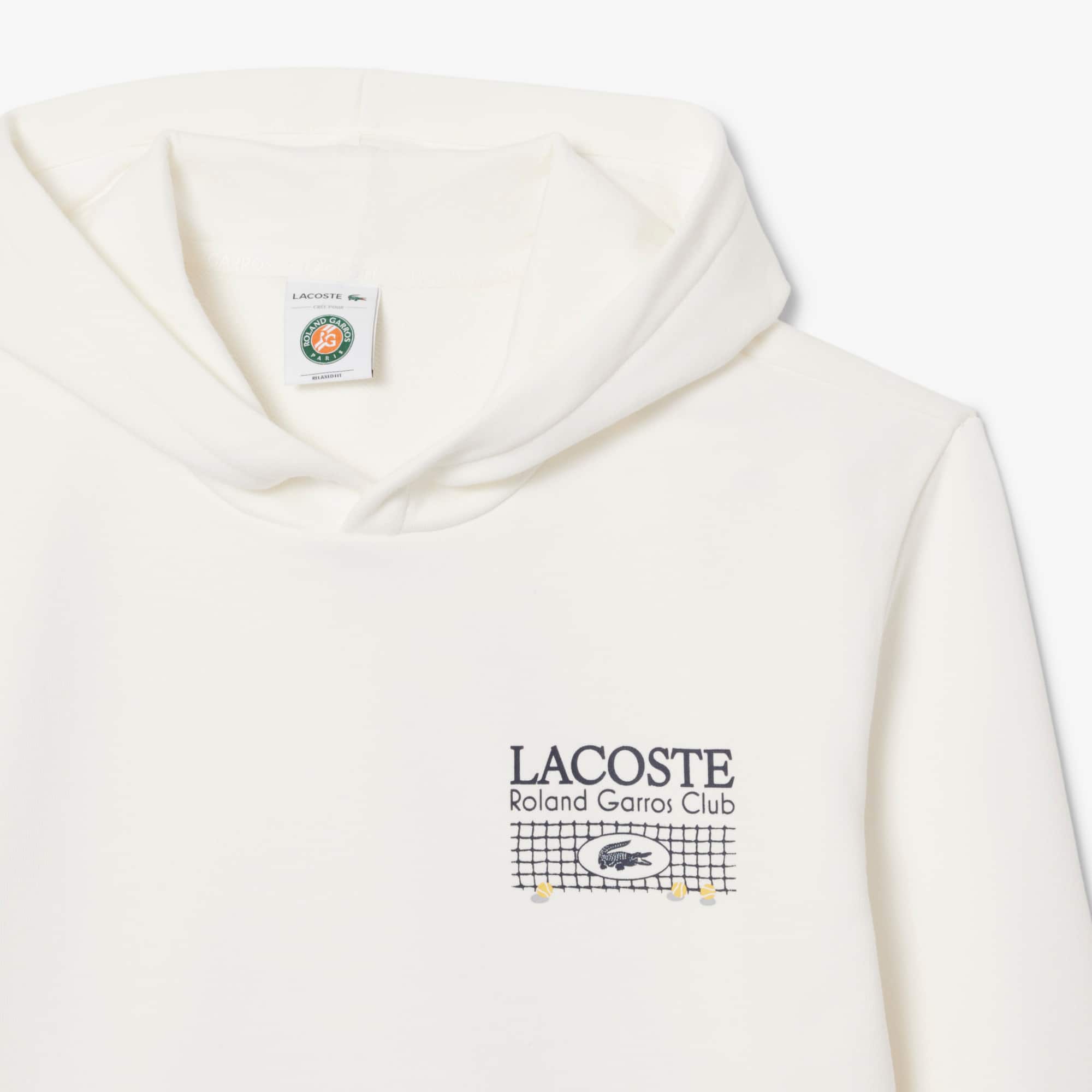 Thumbnail - Lacoste Hoodie Roland-Garros Edition - Weiß Size 6 - XL