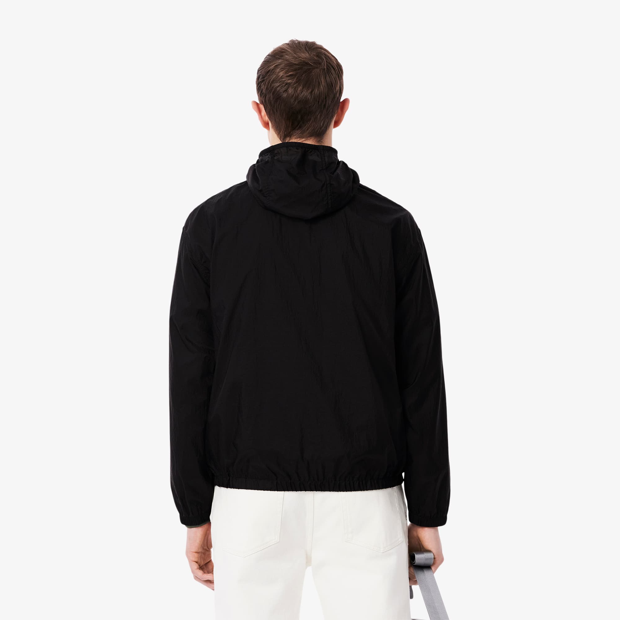 Thumbnail - Lacoste Komprimierbare Jacke aus wasserabweisendem Nylon - Schwarz Size 56 - L-XL