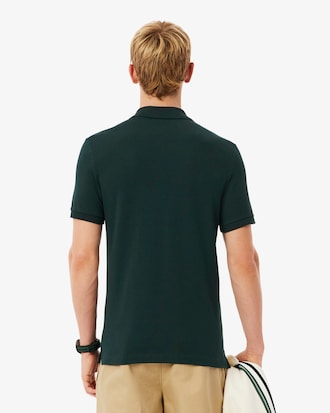 Slim Fit-Polohemd L.12.12 aus Piqu&eacute;