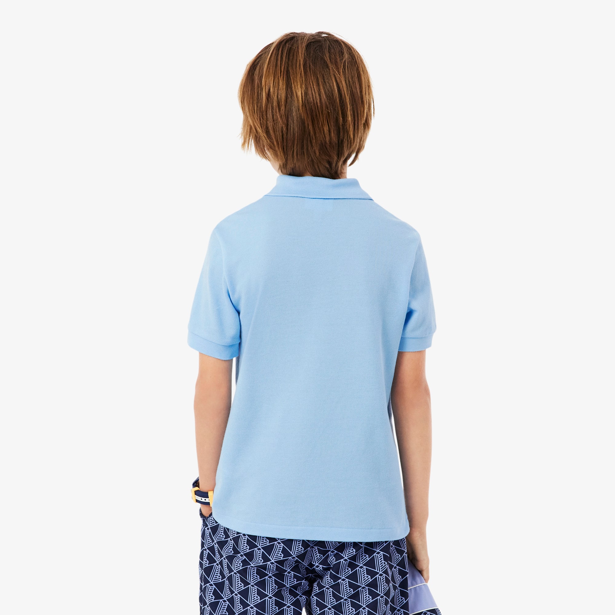 Thumbnail - Lacoste Polohemd aus Petit Piqué - Pastellblau Size 12 - 16A