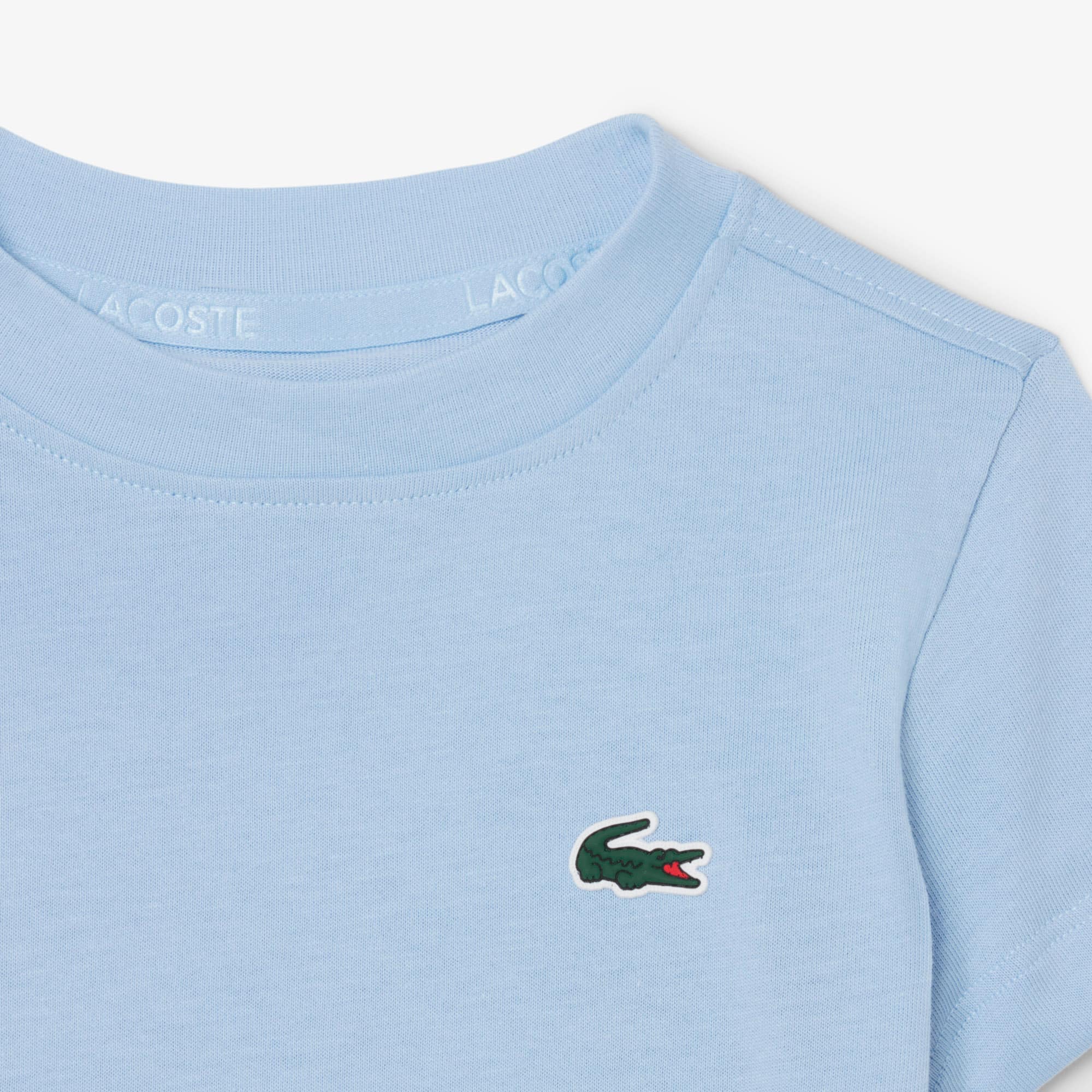 Thumbnail - Lacoste Sport-T-Shirt aus technischer Baumwolle mit Ultra Dry-Technologie - Pastellblau Size 5 - 5A