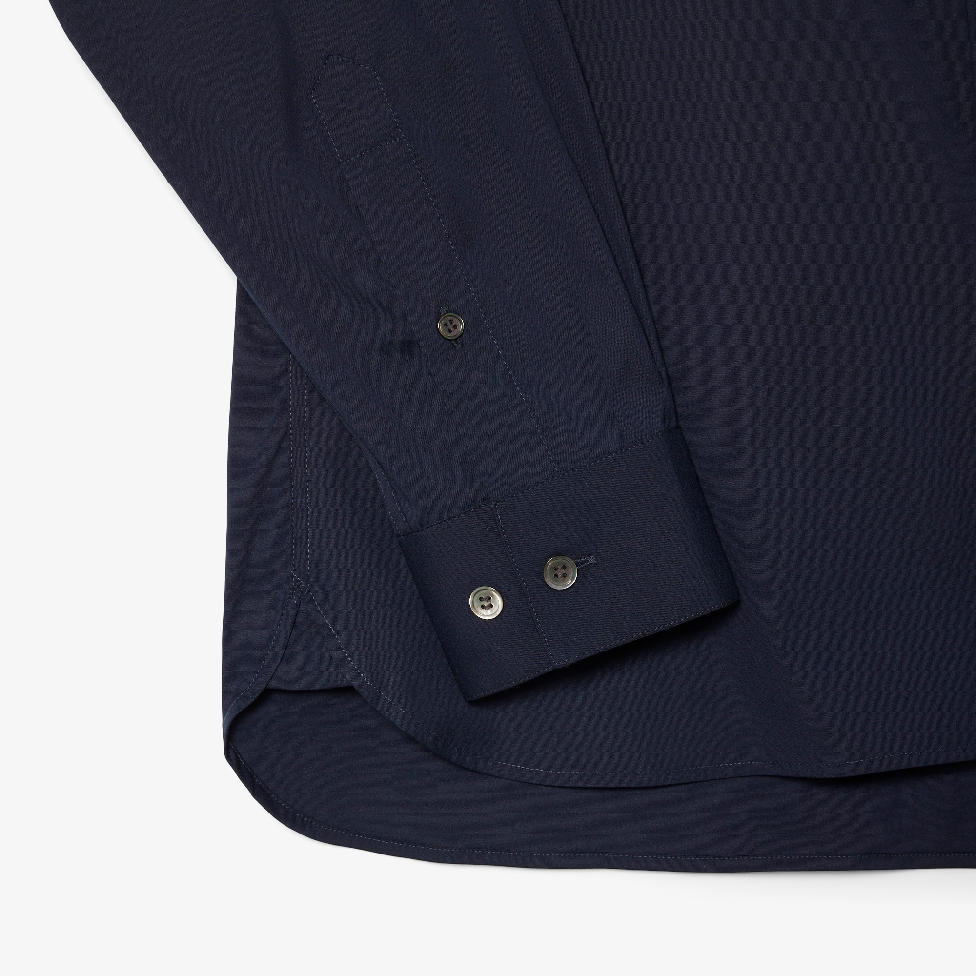 Thumbnail - Lacoste Slim Fit-Hemd aus Stretch-Popeline - Navy Blau Size 40