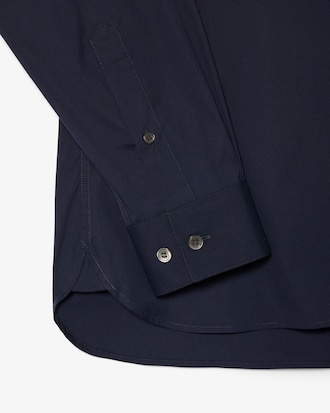 Slim Fit-Hemd aus Stretch-Popeline