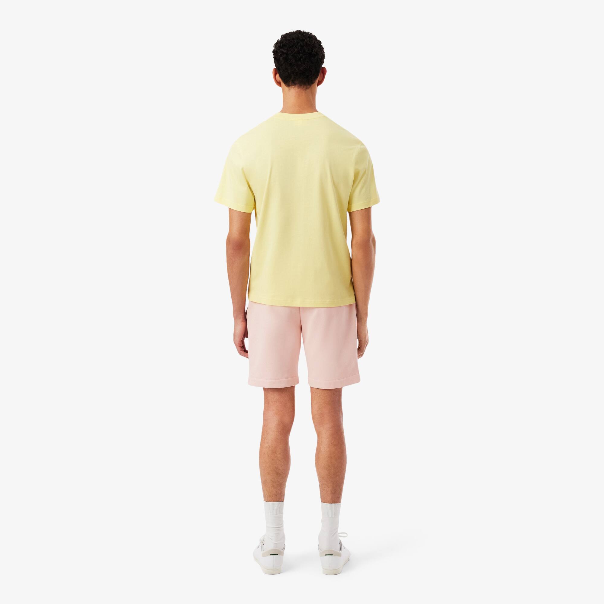 Thumbnail - Lacoste Regular Fit-Shorts aus Fleece - Hellrosa Size 11 - 6XL