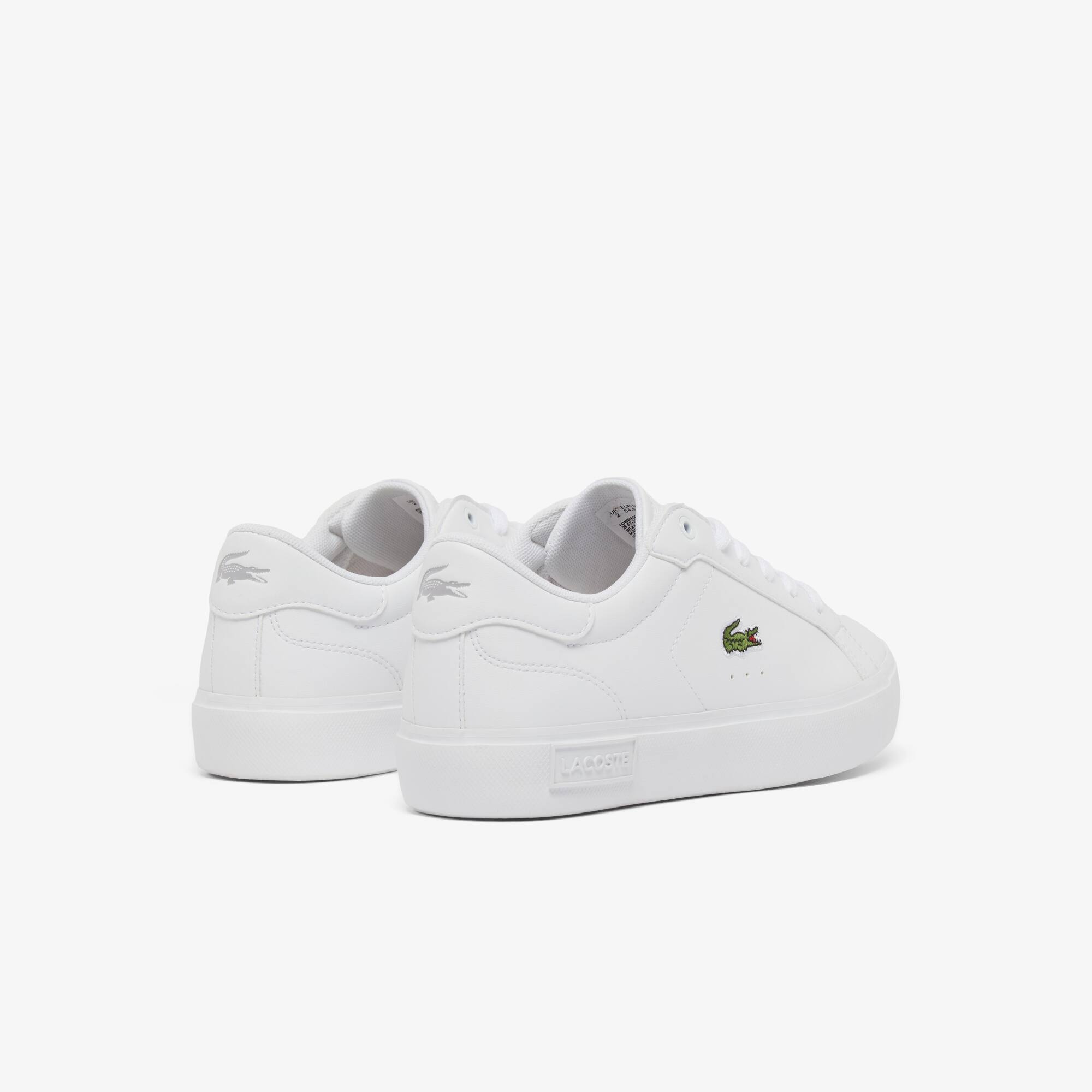 Thumbnail - Lacoste Junior-Sneakers Powercourt - WHITE/WHITE Size 37