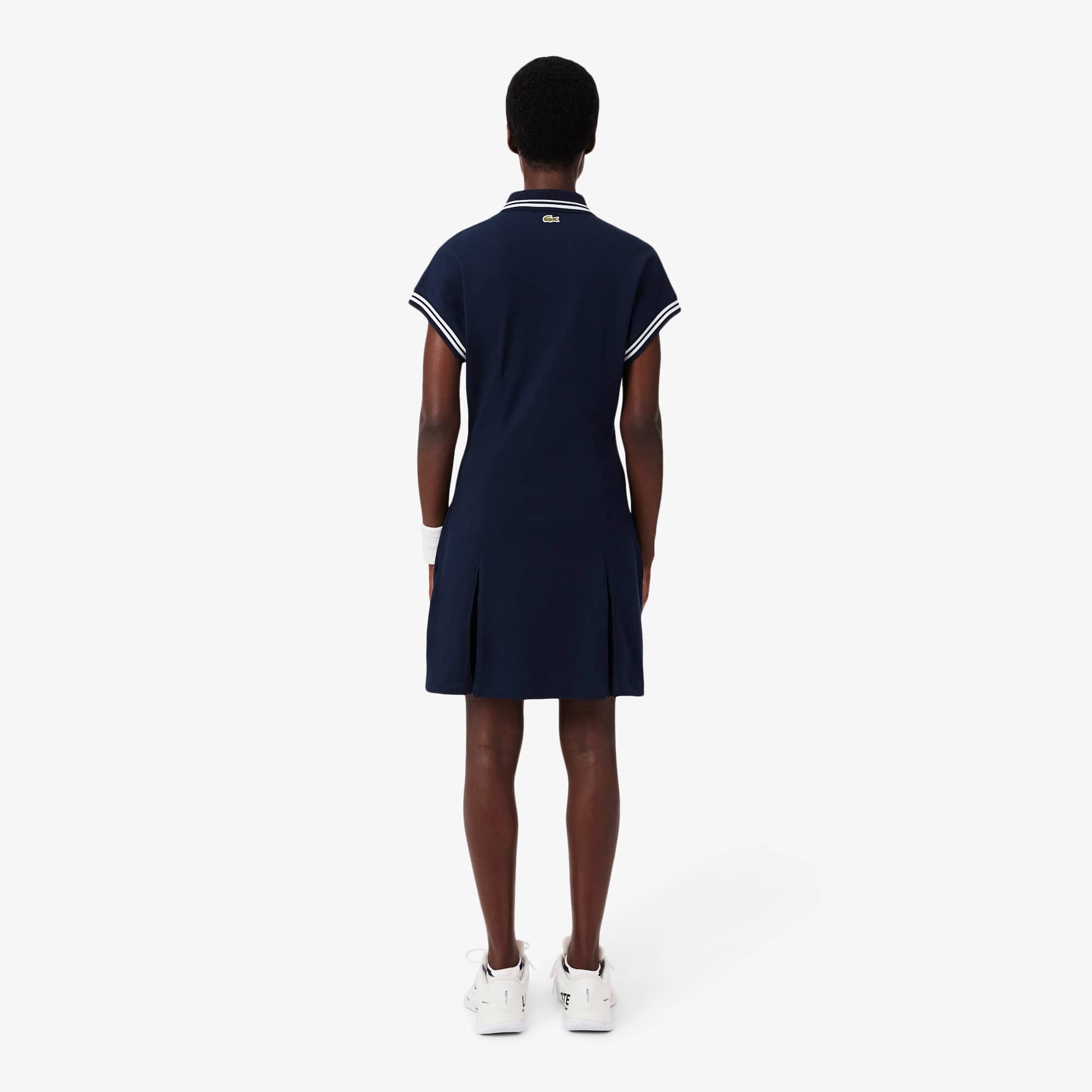Thumbnail - Lacoste Polokleid Roland-Garros Edition - Navy Blau Size 46