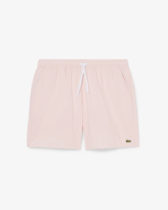 Halblange Badehose mit Strukturstreifen