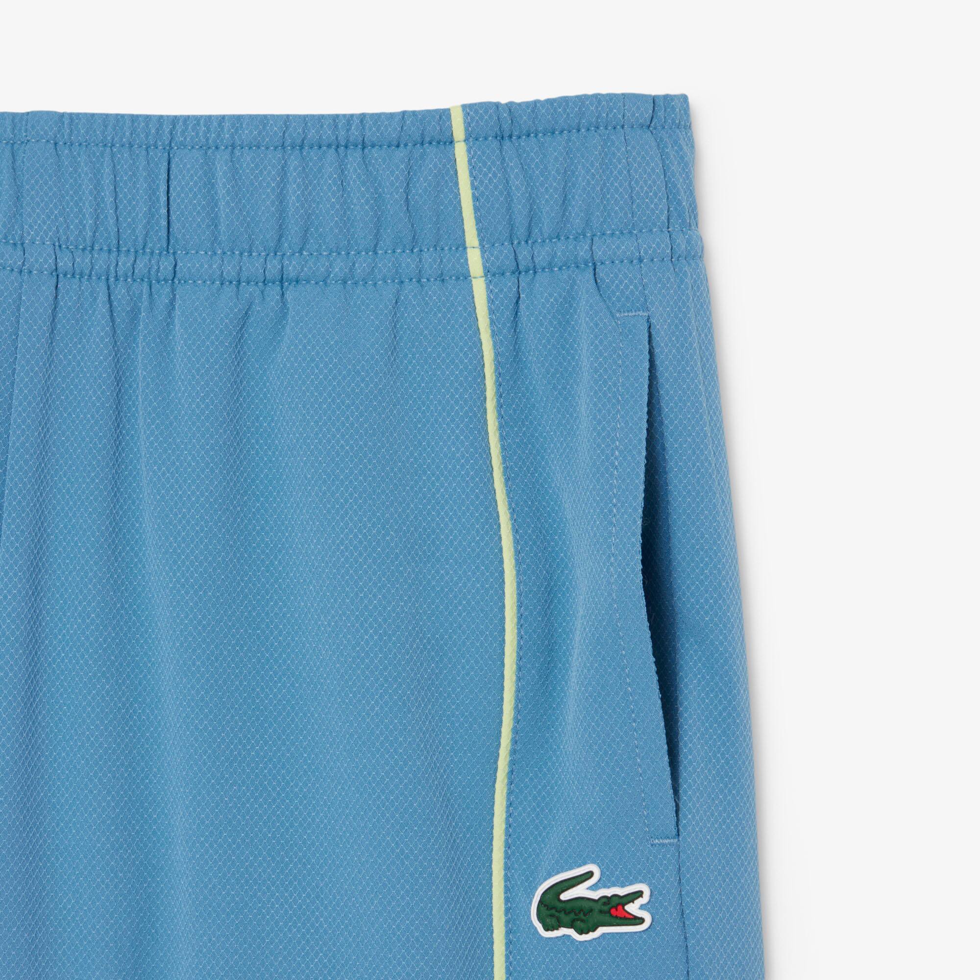 Thumbnail - Lacoste Shorts aus Diamant-Taft - Bleu Size 7 - 7A