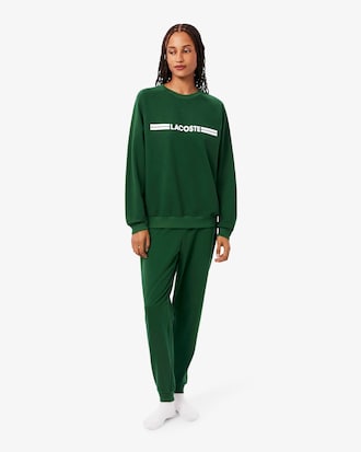 Loungewear-Sweatshirt aus Fleece mit Logo