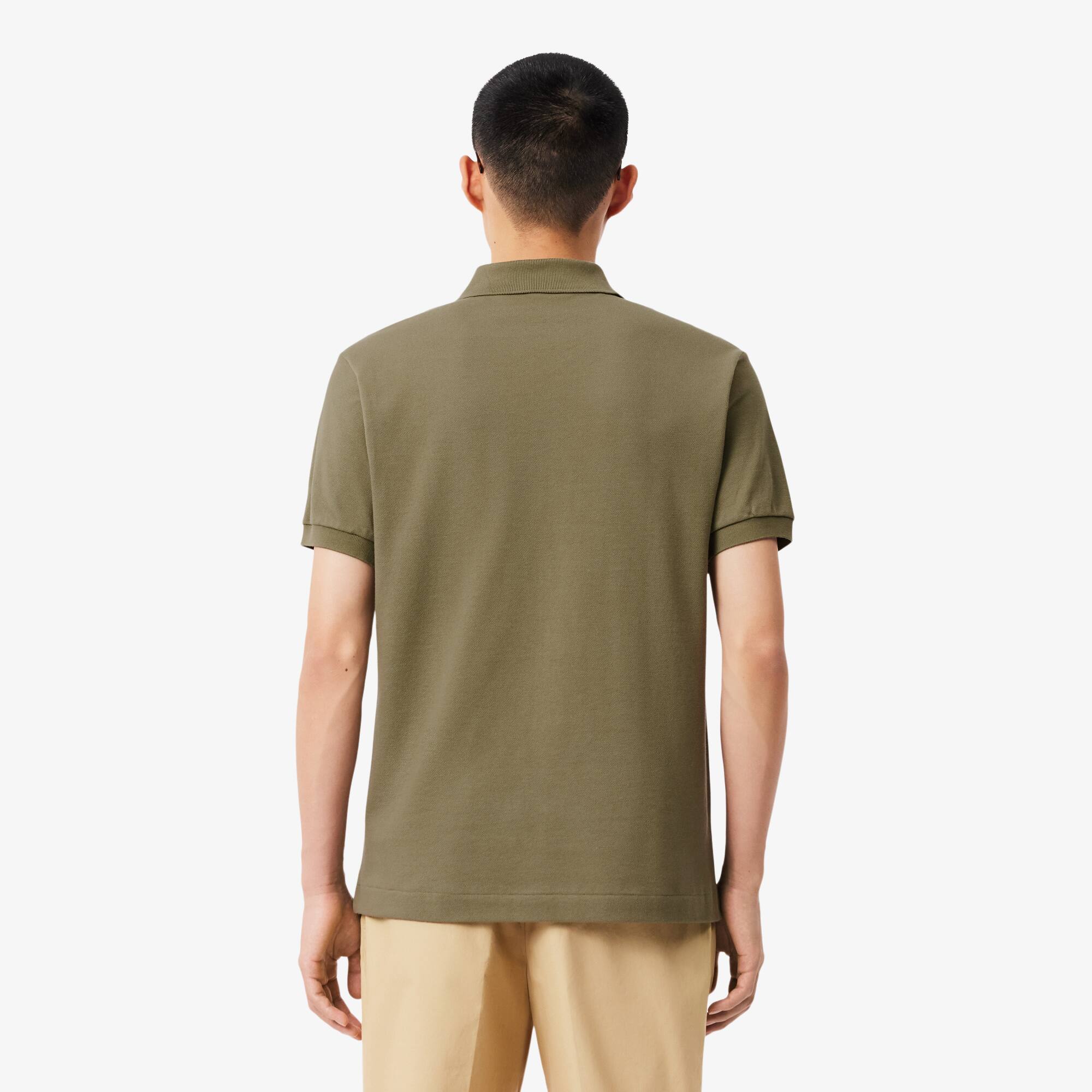 Thumbnail - Lacoste Classic Fit-Polohemd L.12.12 Original - Khaki Grün Size M