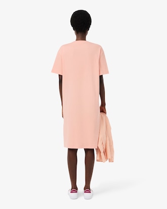 Oversized T-Shirt-Kleid aus Baumwolle