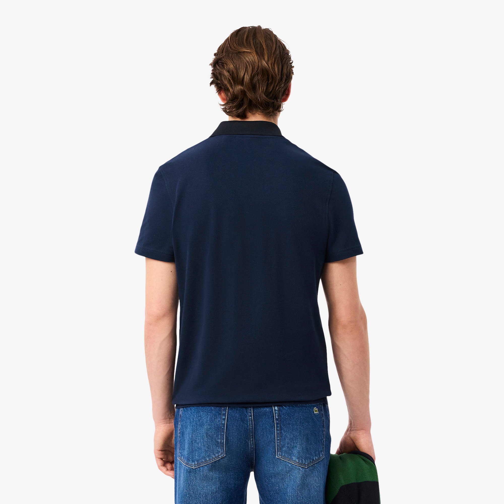 Thumbnail - Lacoste Regular Fit-Polohemd aus Mini-Piqué - Navy Blau Size 3XL