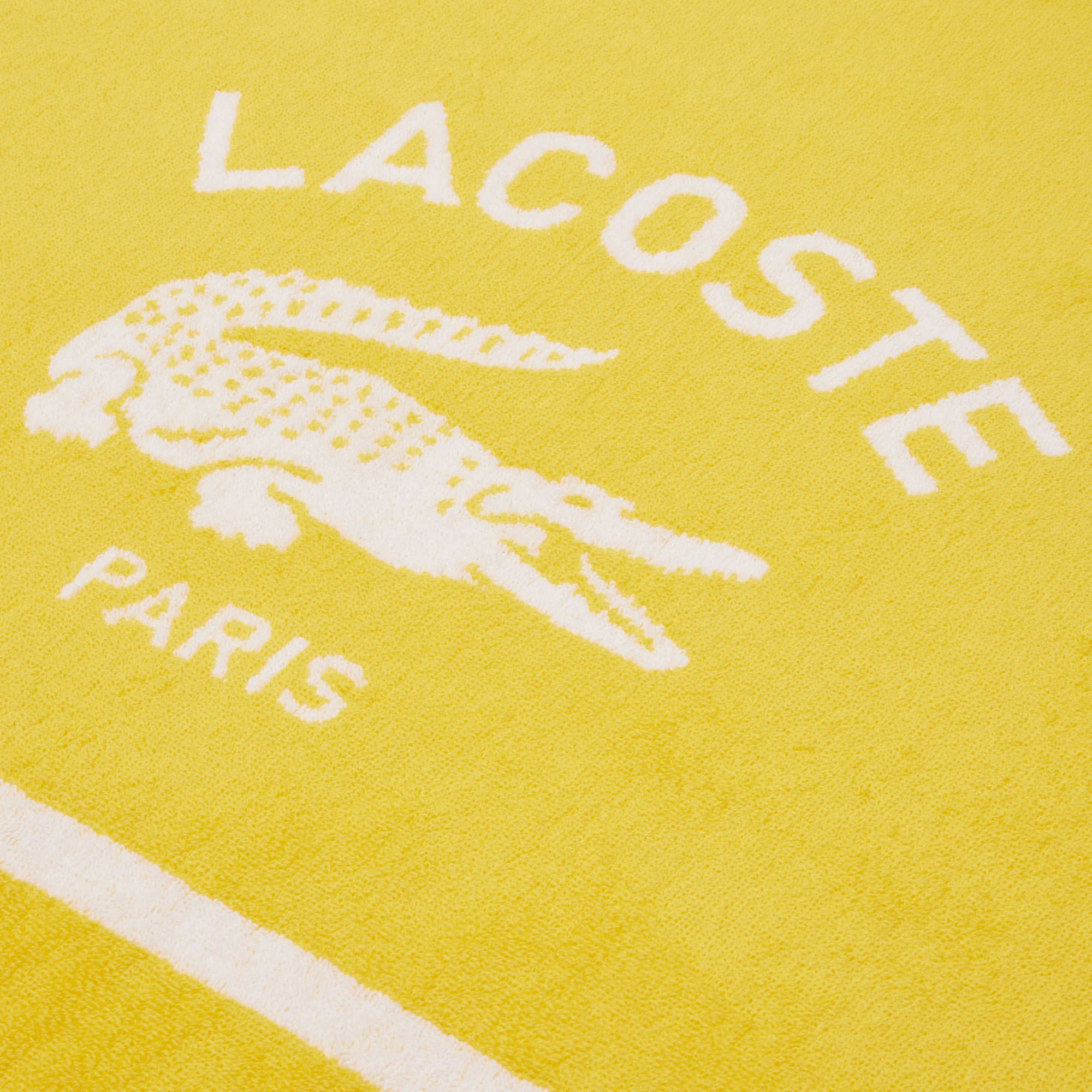Thumbnail - Lacoste Strandtuch L Origine - YELLOW Size One Size