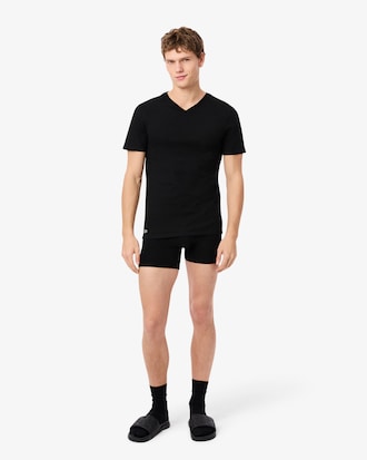 3er-Pack Loungewear-T-Shirts, Slim Fit