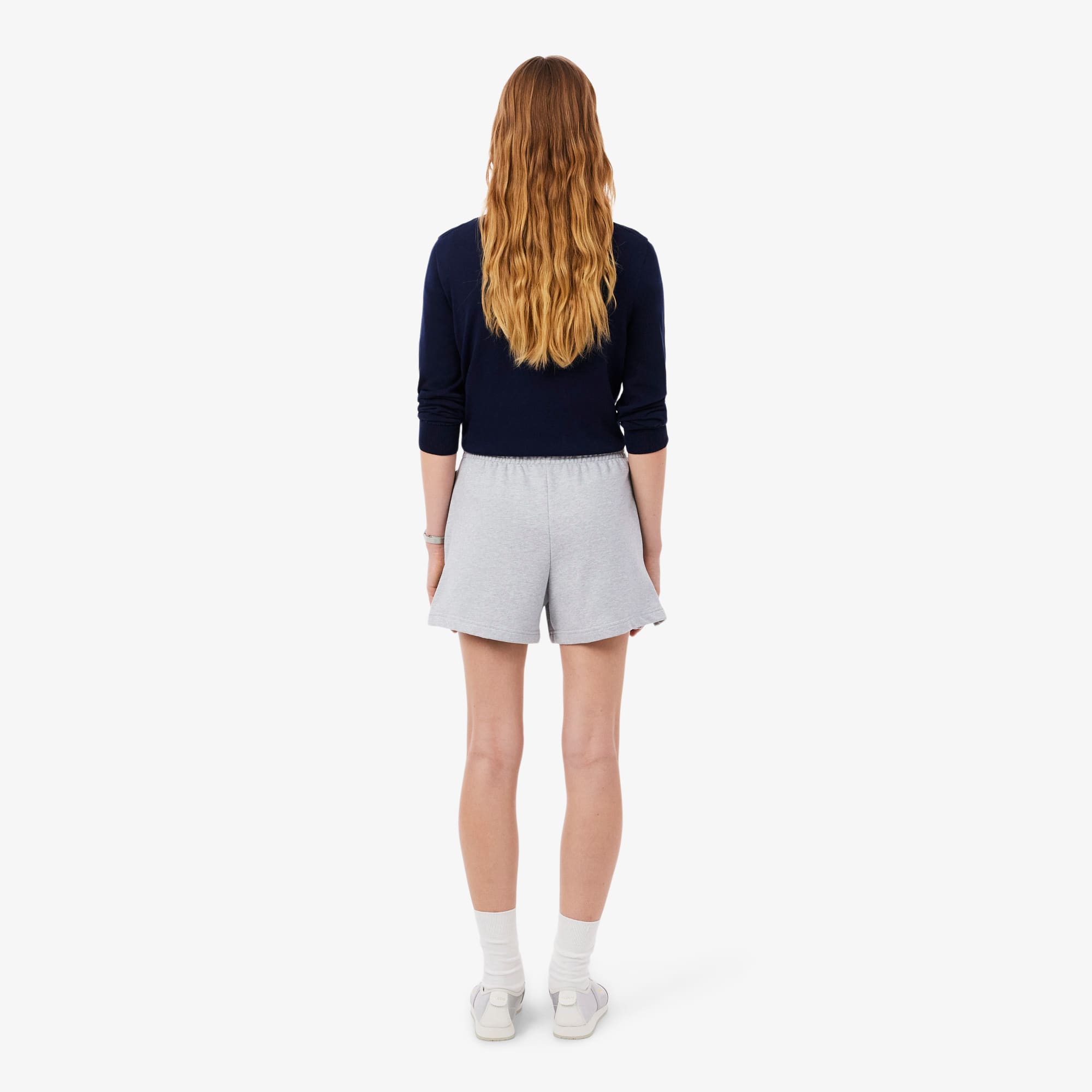 Thumbnail - Lacoste Shorts aus Fleece - Heidekraut Grau Size 44