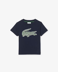 T-Shirt aus Baumwolle mit Krokodil-Print