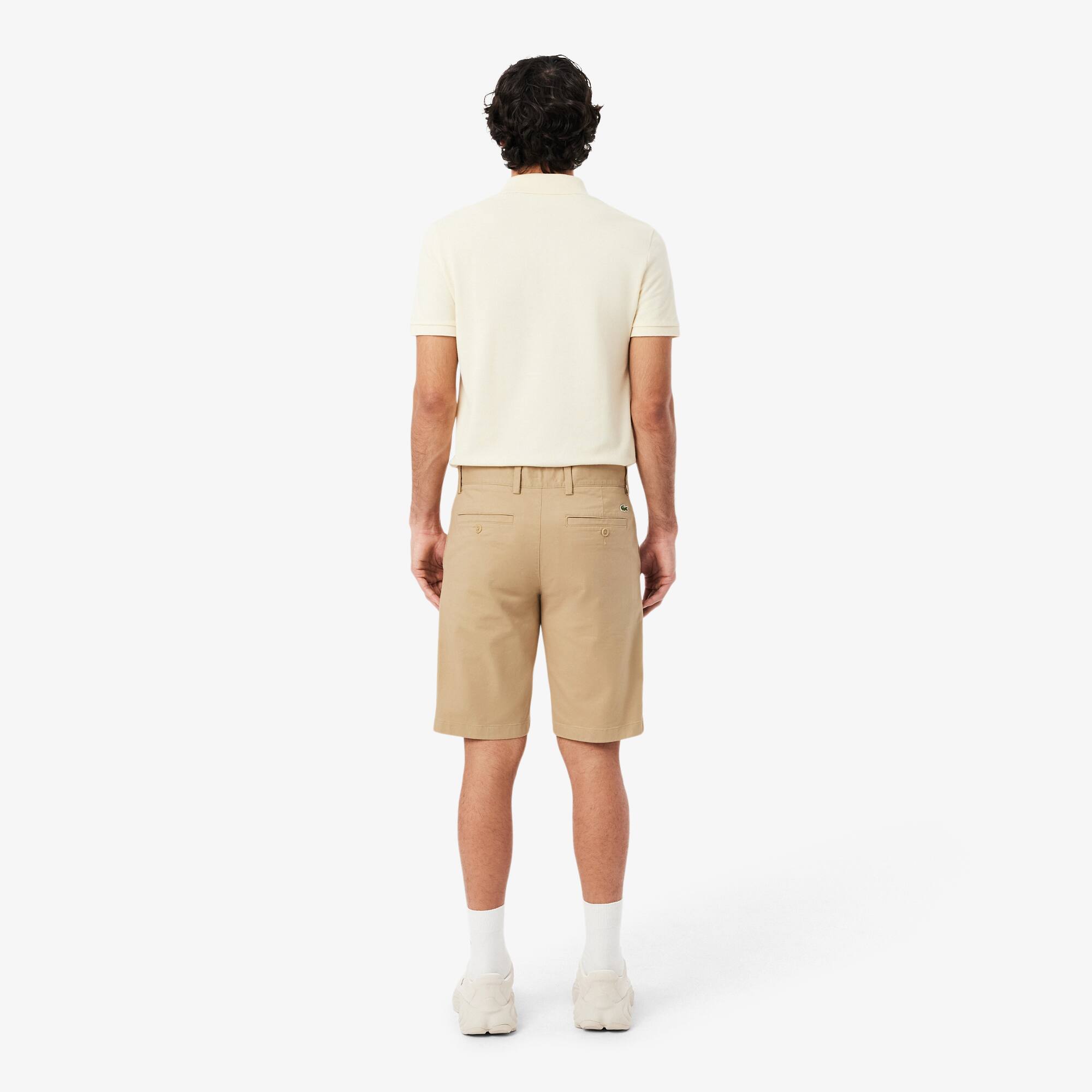 Thumbnail - Lacoste Chino-Shorts aus Stretch-Twill - Beige Size 2 - 29