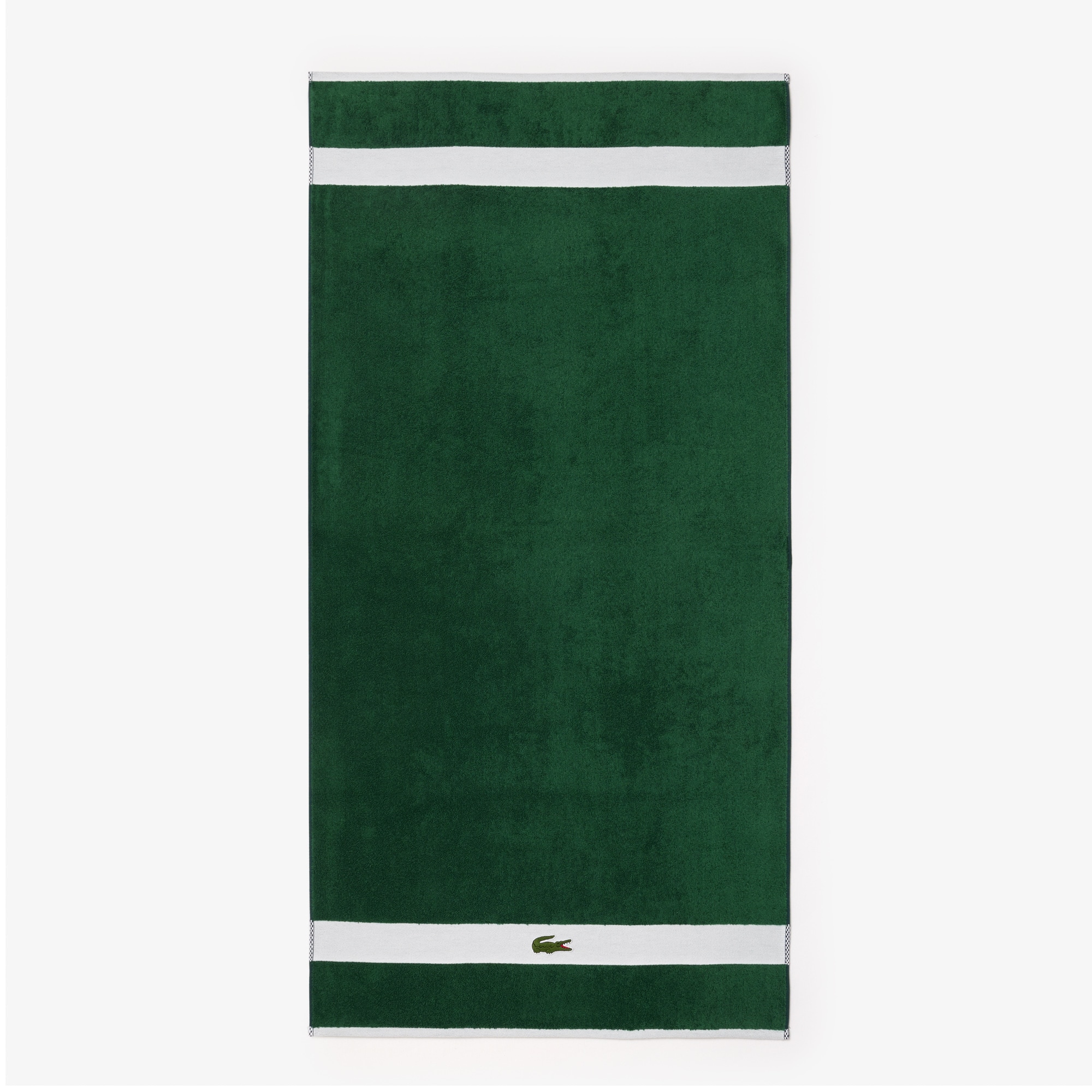 Thumbnail - Lacoste L Casual Handtuch - VERT Size 70 x 140 cm