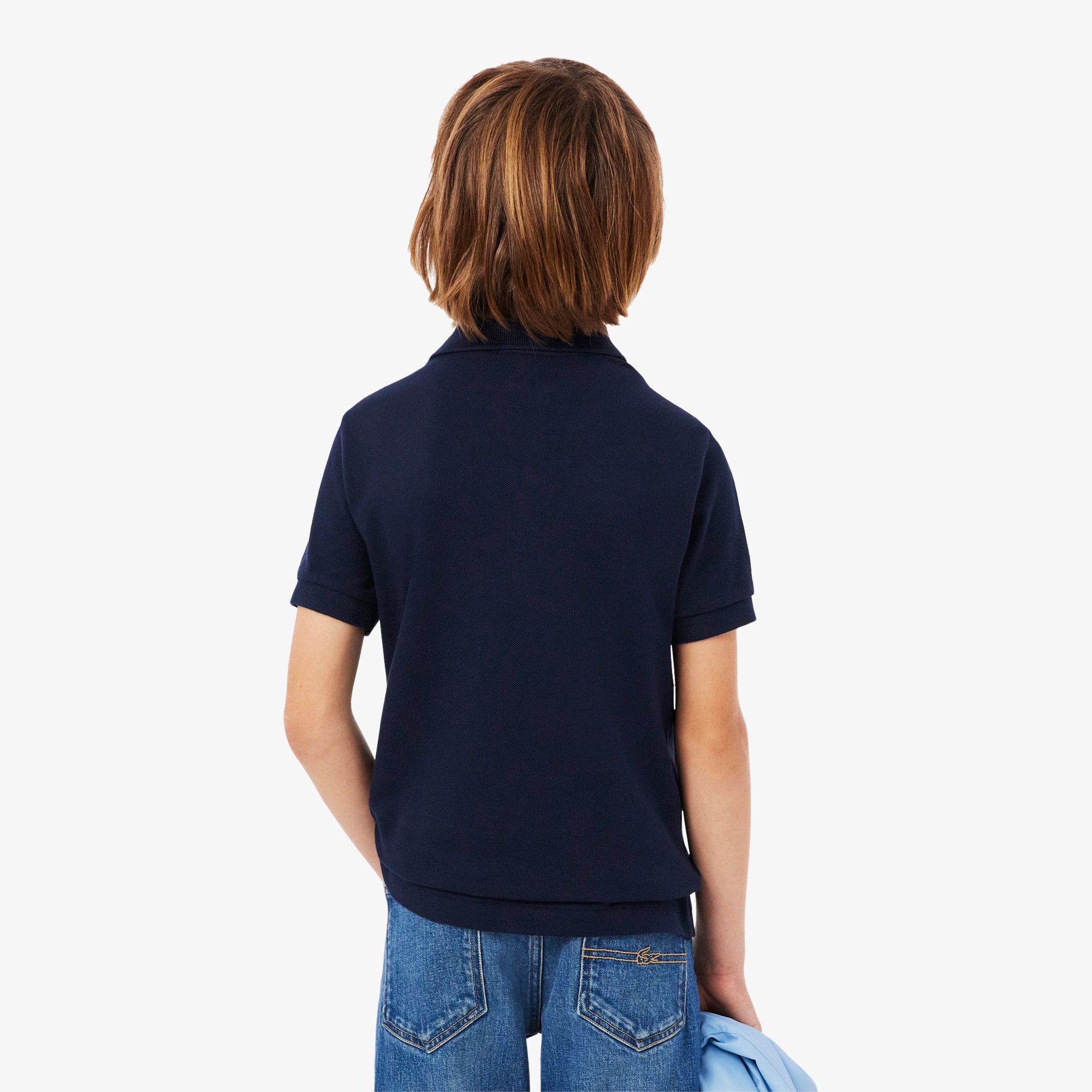Thumbnail - Lacoste Polohemd aus Petit Piqué - Navy Blau Size 10 - 12A