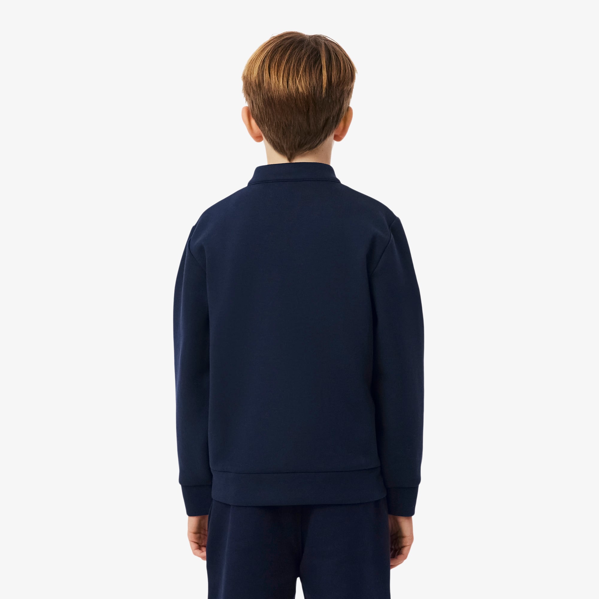 Thumbnail - Lacoste Balljungen-Jacke Roland-Garros Edition - Bleu Marine / Orange Size 2 - 2A