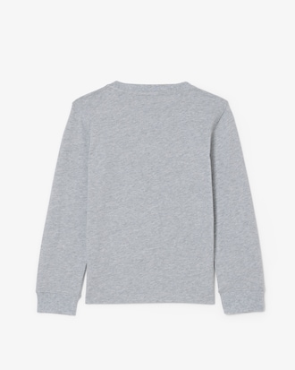 Sweatshirt aus Fleece mit Krokodil-Print   