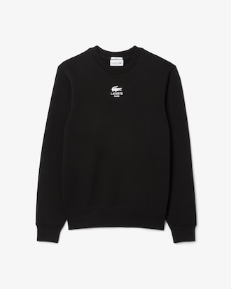 Sweatshirt aus Fleece mit Print