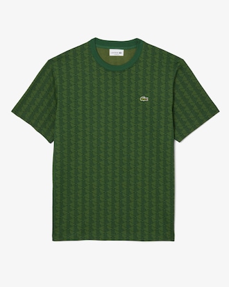 T-Shirt aus Jersey mit Monogramm