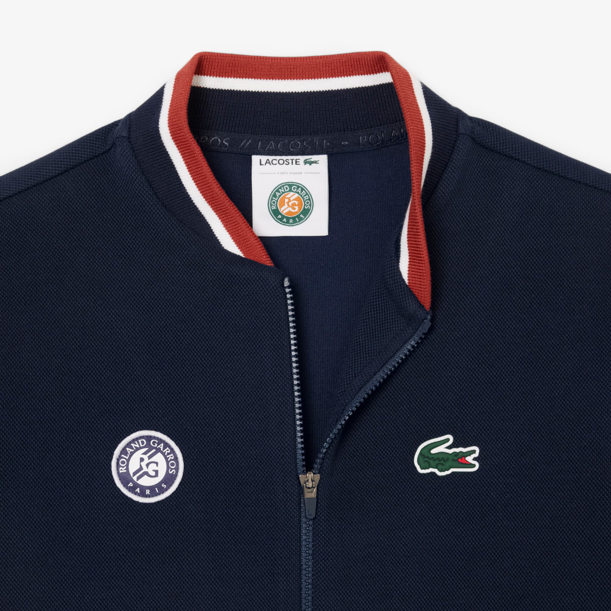 Thumbnail - Lacoste Tennis-Sweatshirt Roland-Garros Edition - Navy Blau Size 4 Jahre