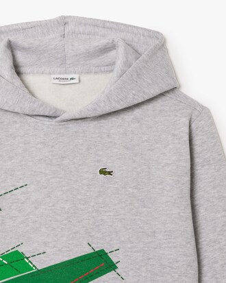 Hoodie mit grafischem Krokodil