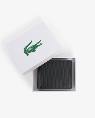 Brieftasche Chantaco aus Piqu&eacute;-Leder mit Rei&szlig;verschluss